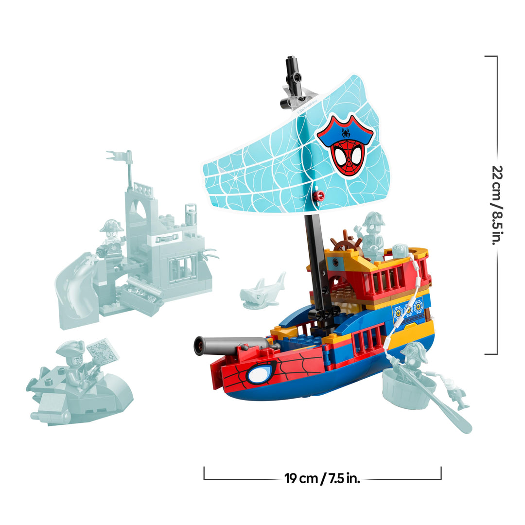 Piratenschiff Bauset Superhelden 4 Minifiguren 201 Teile ab 4 Jahre - Bild 8
