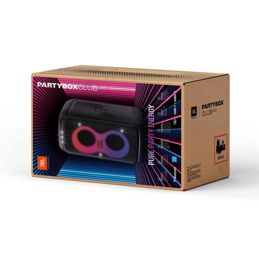 Bluetooth Party-Lautsprecher mit Lichtshow, KI-Sound-Boost, 12 h Akku - Bild 9