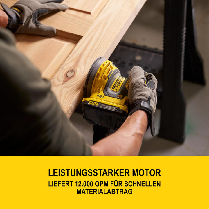Akku-Exzenterschleifer 18V mit 2,0-Ah-Akku und Staubabsaugung - Bild 4