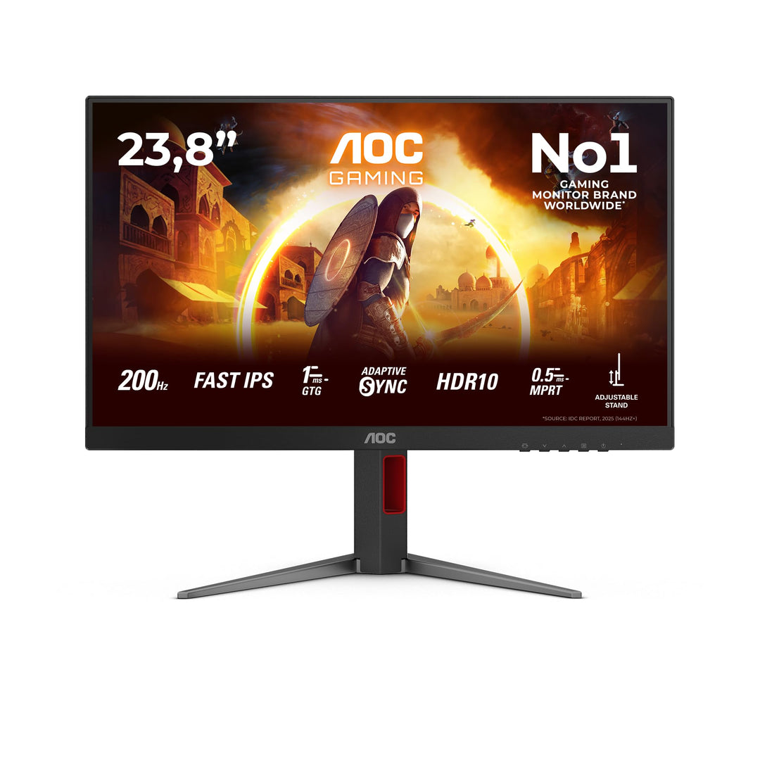 Gaming Monitor 24 Zoll Full HD 200Hz Fast IPS 1ms fuer PC - Bild 2