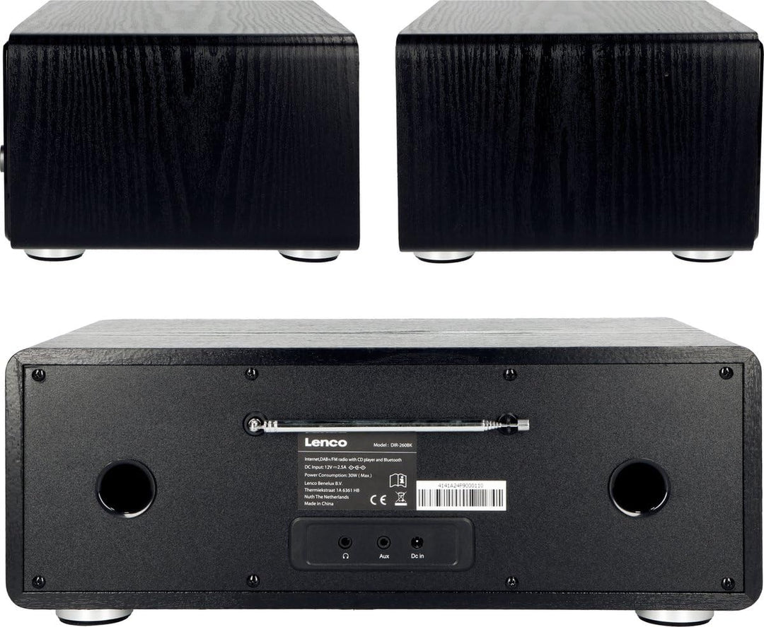 Internetradio DAB+ mit CD-Player, Bluetooth &amp; WLAN, 2x10W, Holzgehäuse - Bild 10