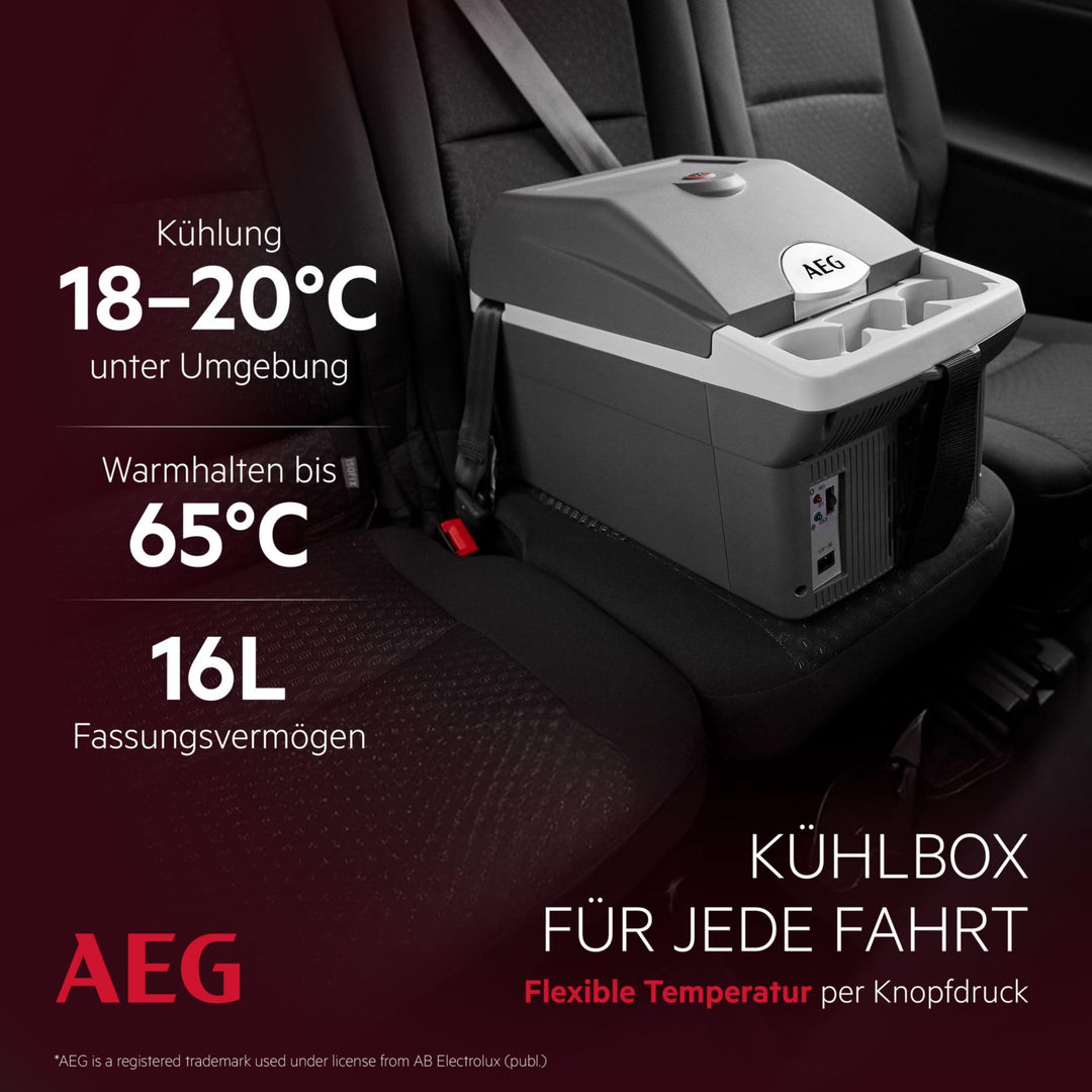 Thermoelektrische Kühlbox 16 L für Auto 12V Kühlen &amp; Warmhalten - Bild 2