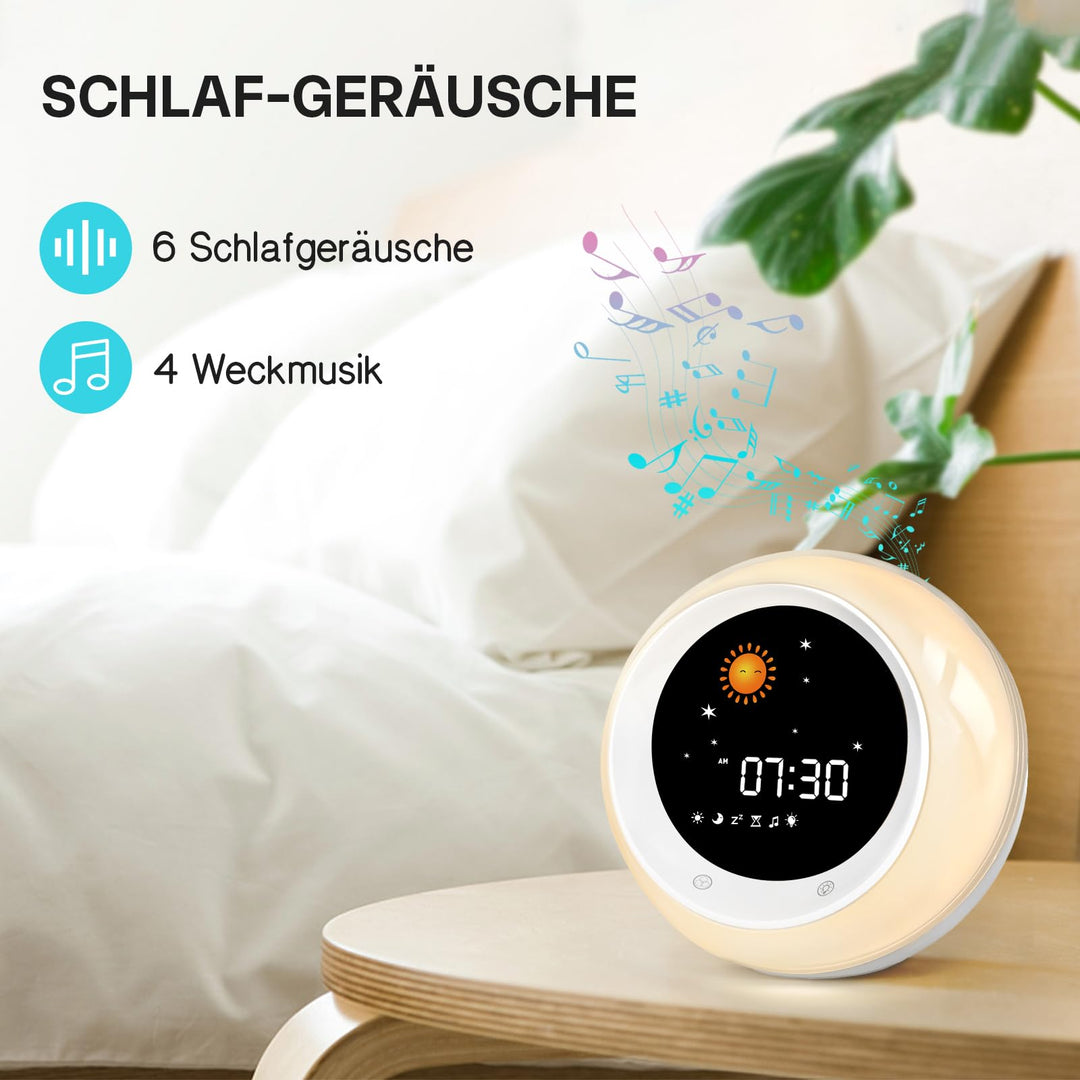 Kinderwecker Schlaftrainer mit 9 Nachtlichtern und Schlafgeräuschen - Bild 6