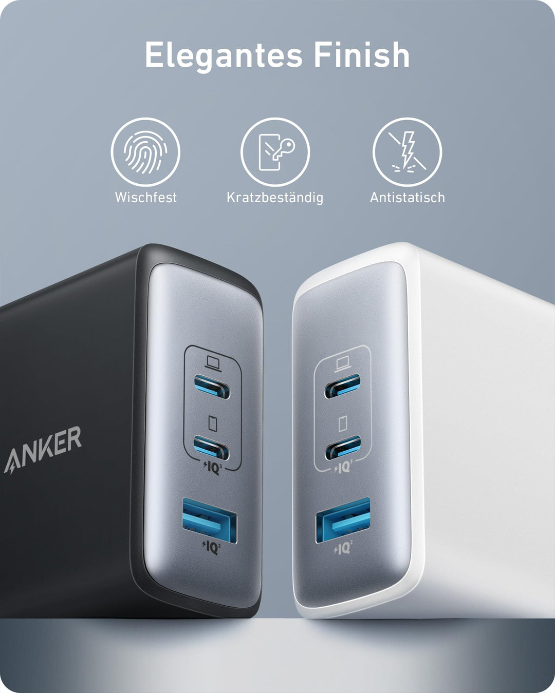 USB-C Ladegerät 100W GaN II 3-Port kompakt für Laptop - Bild 8