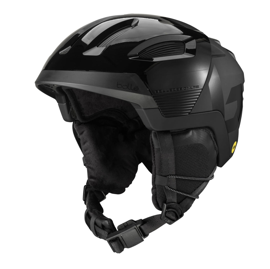 Skihelm Bollé Ryft MIPS Hybrid Full Black Shiny Unisex Gr. M