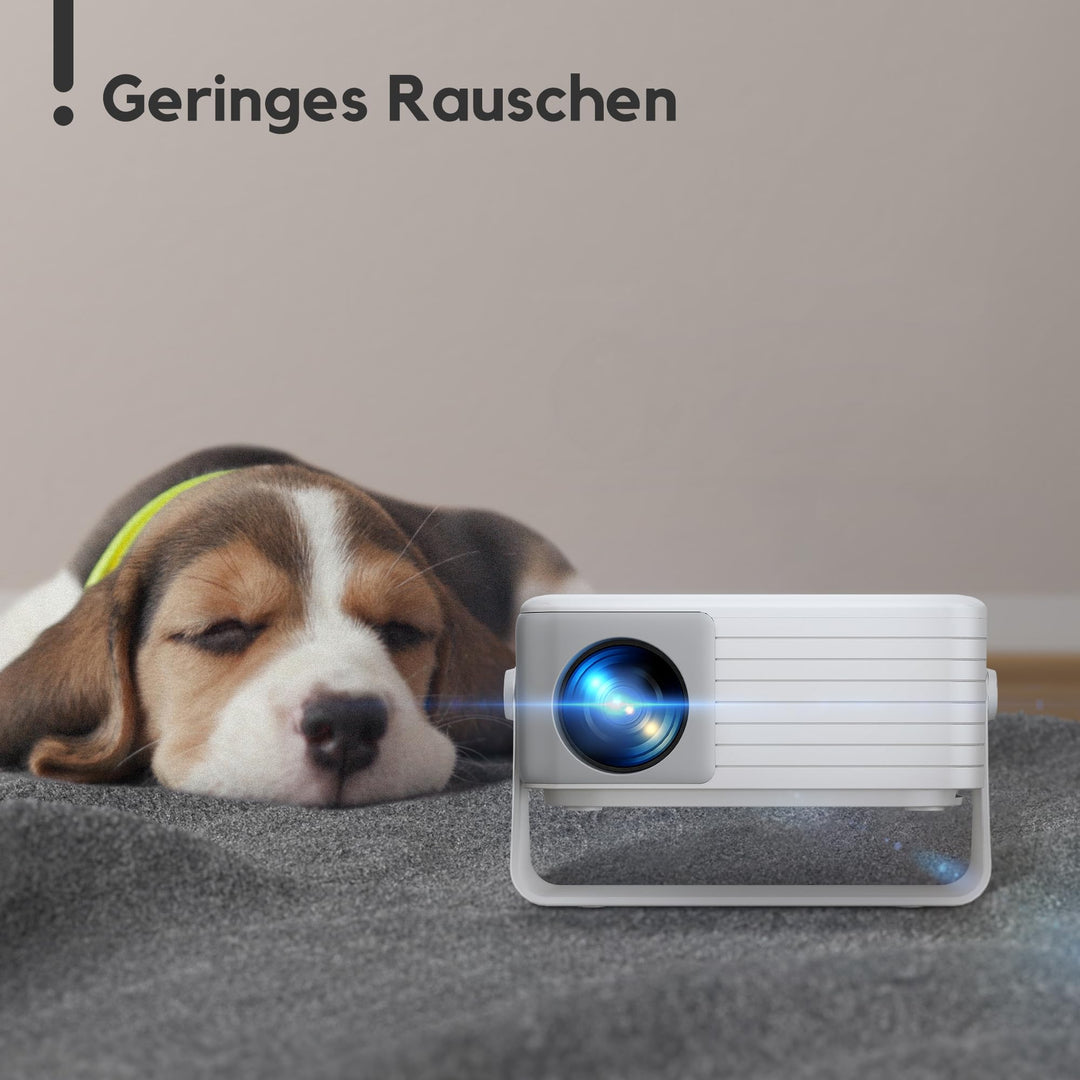 Mini Beamer 720P mit Auto-Trapezkorrektur und 360° Drehung - Bild 3
