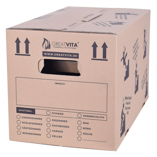 Umzugskartons 20 Stück 2-wellig 40 kg Tragkraft 600x330x350 mm