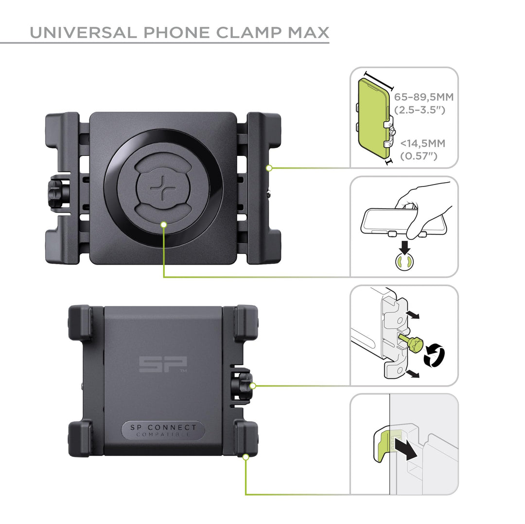 Smartphone-Halterung Motorrad Universal SPC+ mit Drehverschluss - Bild 4
