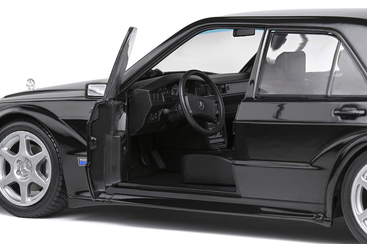 Modellauto Mercedes-Benz 190E Evo II Druckguss Metall 1:18 schwarz - Bild 3