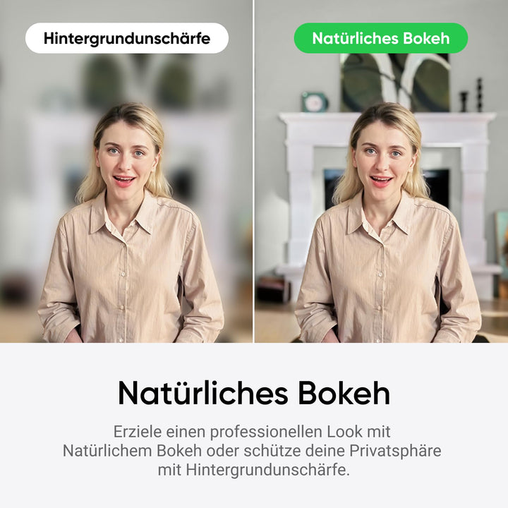 4K Webcam mit 1/2"-Sensor, HDR, KI-Tracking für PC &amp; Mac - Bild 4