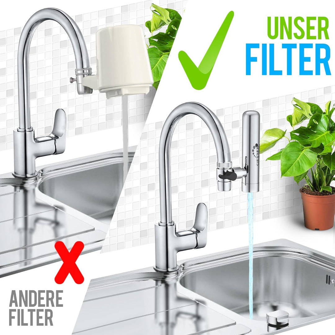 Wasserhahn-Filter Aragon 3000L Chrom mit Umschalthebel - Bild 9