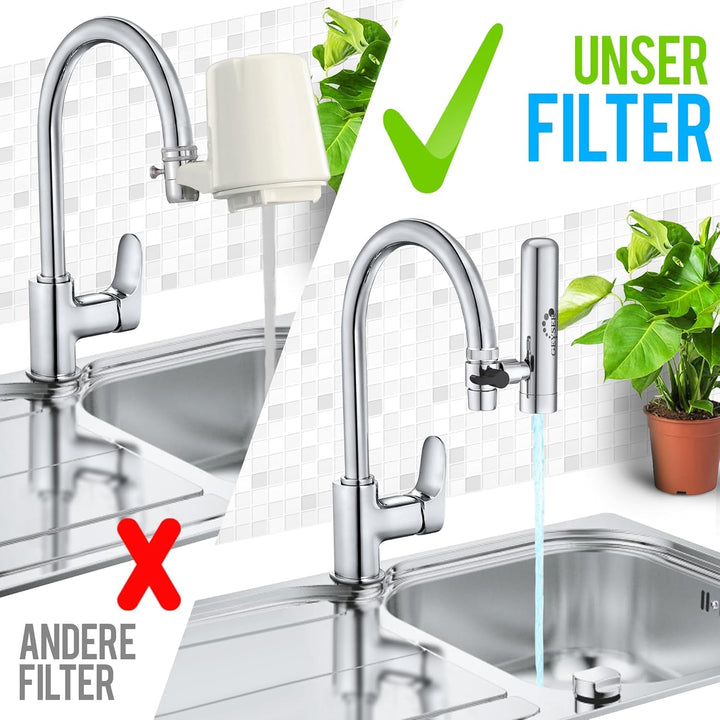 Wasserhahn-Filter Aragon 3000L Chrom mit Umschalthebel - Bild 9