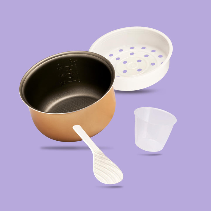 Reiskocher mit Keramikbeschichtung 1,2L Dampfgarer bis 6 Portionen - Bild 12