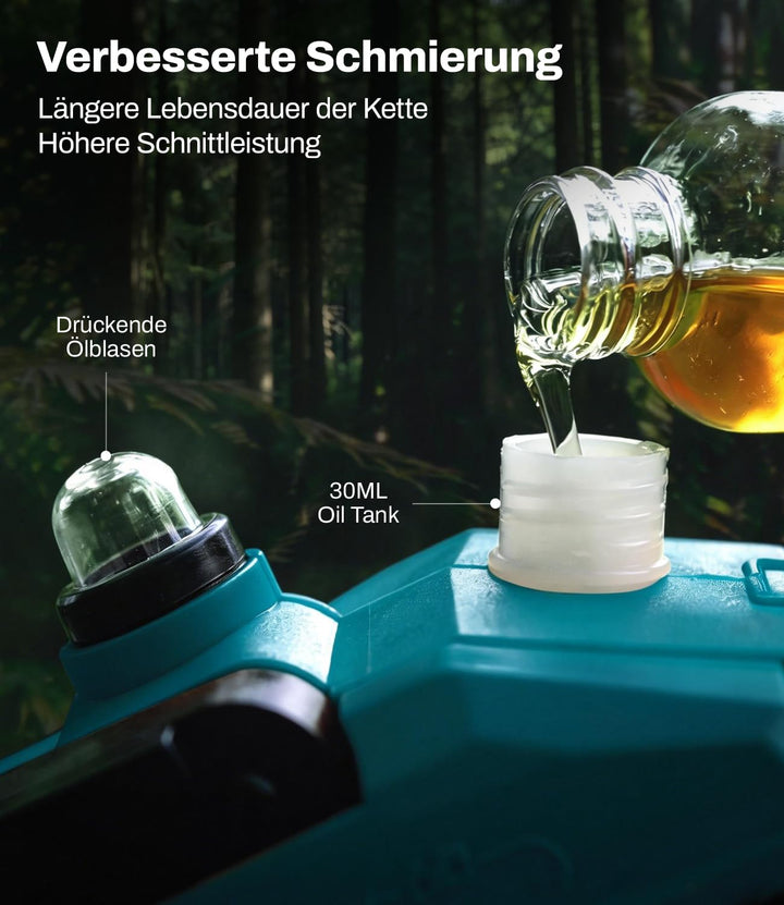 Akku-Kettensäge 20 cm bürstenlos Makita 18V kompatibel - Bild 6