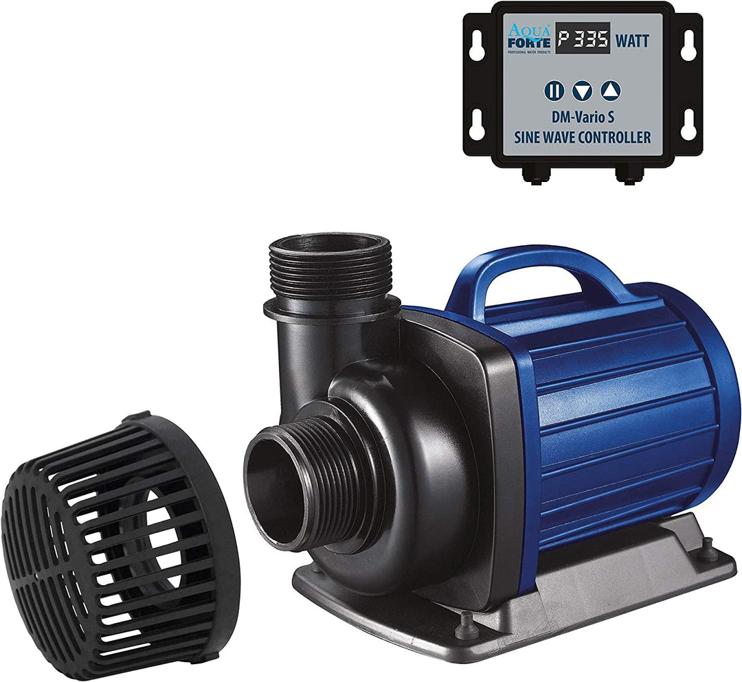 Teichpumpe variabel 34-85W mit Controller 6-10m³/h für Filter und Bachlauf