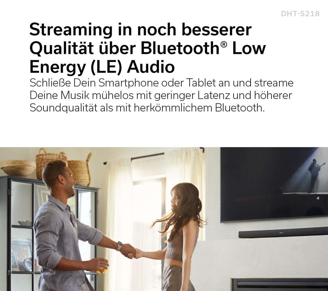 Soundbar 2.1 Dolby Atmos mit integrierten Subwoofern, 60mm flach - Bild 4