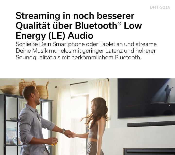 Soundbar 2.1 Dolby Atmos mit integrierten Subwoofern, 60mm flach - Bild 4