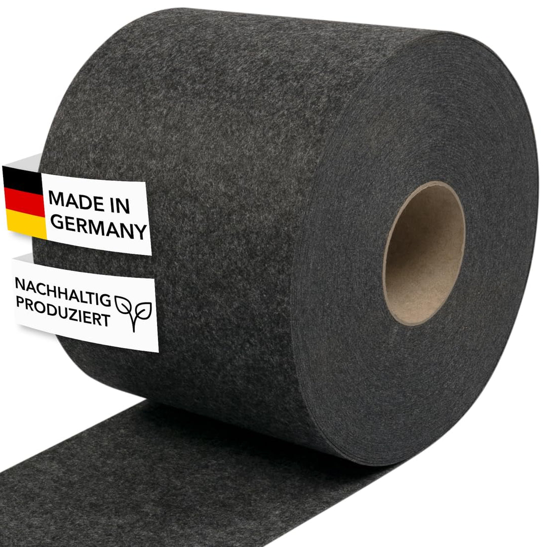 Sichtschutzstreifen Techno-Vlies 26m x 19cm für Doppelstabmattenzaun Grau