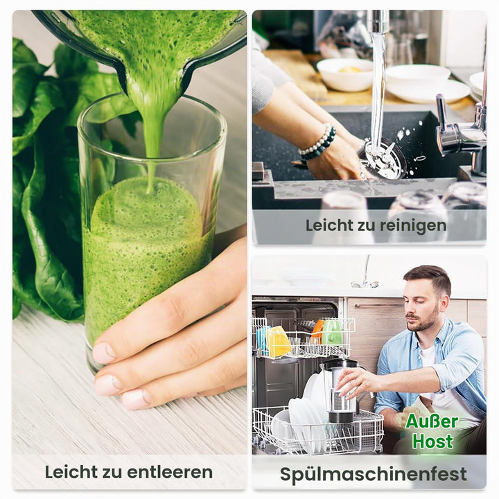 Standmixer 5-in-1 mit To-Go-Becher 1,25L Edelstahl 220W - Bild 7