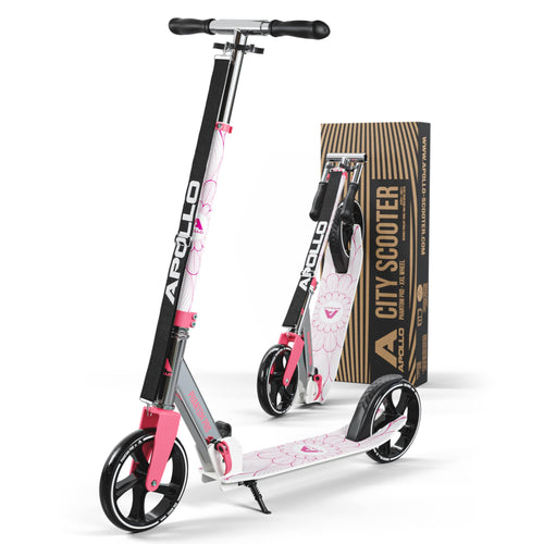 Cityroller klappbar 200mm LED-Räder höhenverstellbar 120-190cm