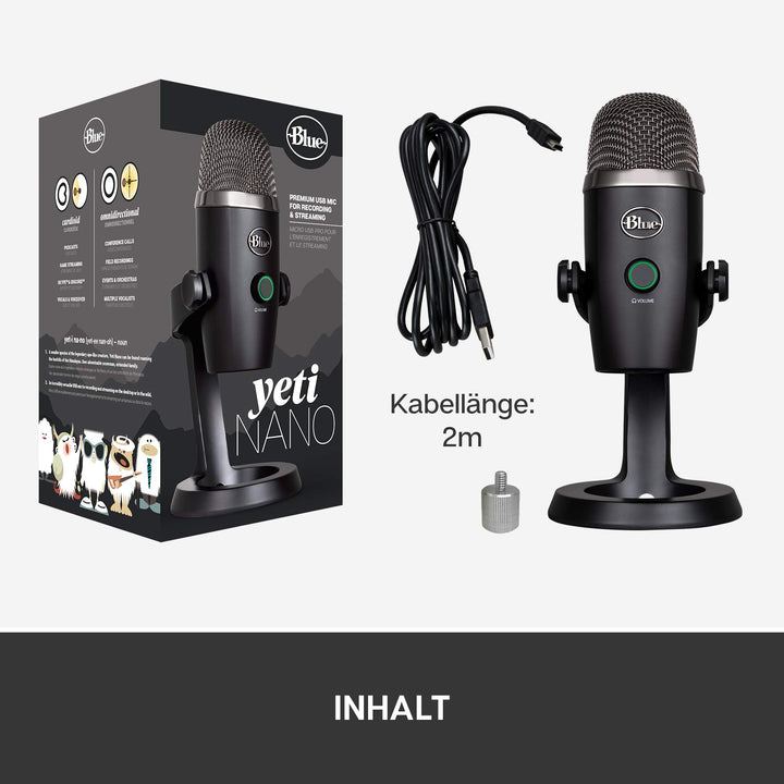 USB-Mikrofon 24-Bit mit 2 Kapseln für Streaming &amp; Podcast - Bild 12
