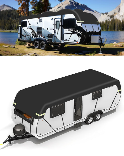 Wohnwagen Abdeckplane 6,5x3m Oxford wasserdicht mit Reflektorstreifen