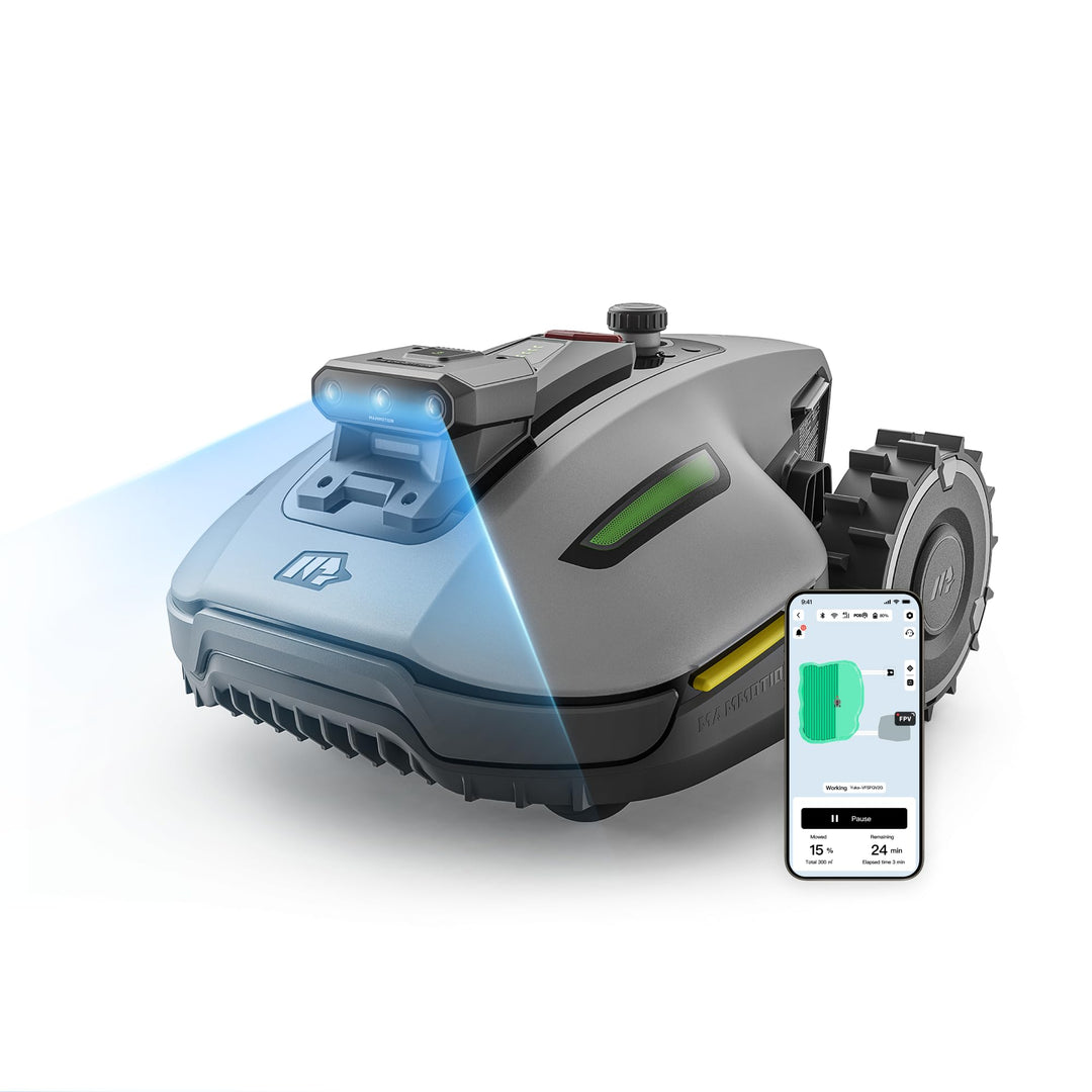 Mähroboter ohne Begrenzungskabel 3-Kamera KI bis 500 m²