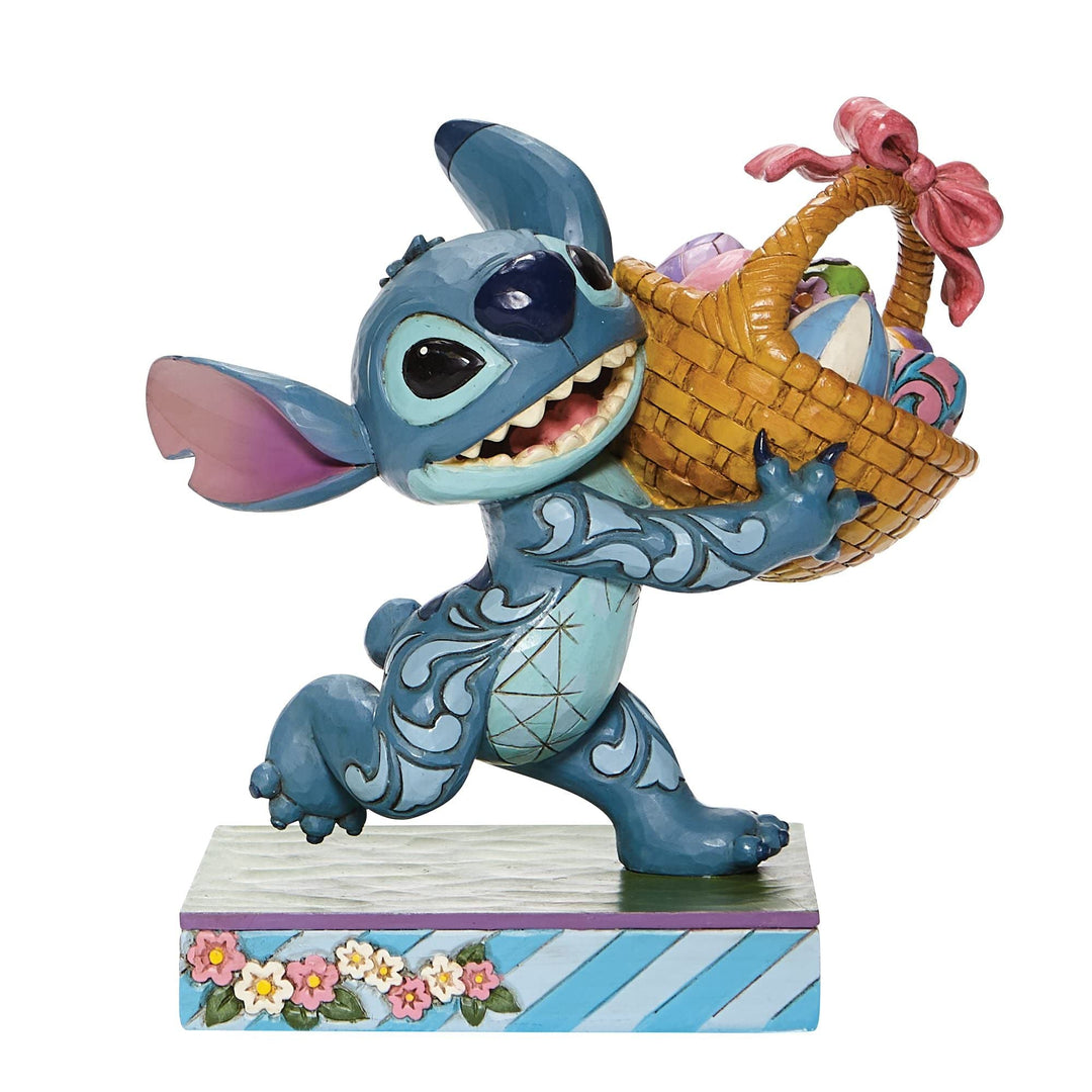 Disney Sammlerfigur Stitch als Osterhase Steinharz handbemalt 14,5 cm - Bild 3