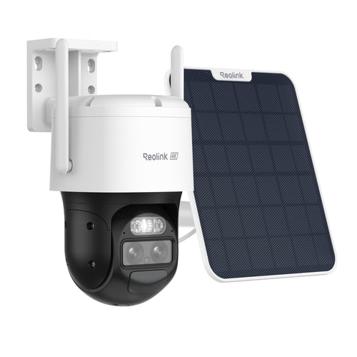 PTZ Überwachungskamera Aussen Solar 4K Dual-Lens WiFi 6 Akku