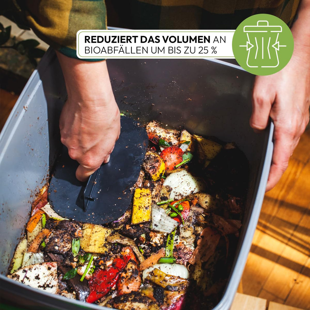 Bokashi Komposter Set 2x16L aus Recycling-PP für Küche - Bild 4
