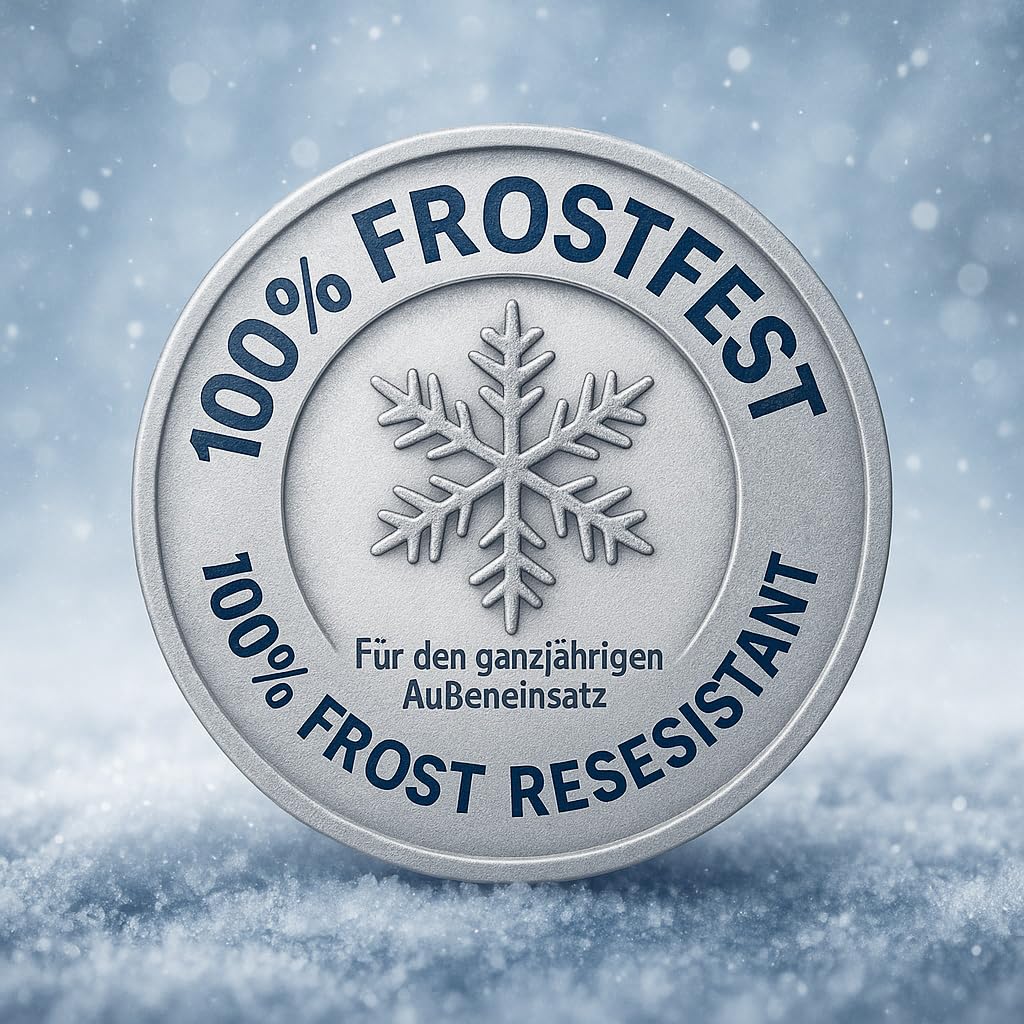 Keramik Gartenkugel 40 cm Steinzeug glasiert frostfest Blau - Bild 9