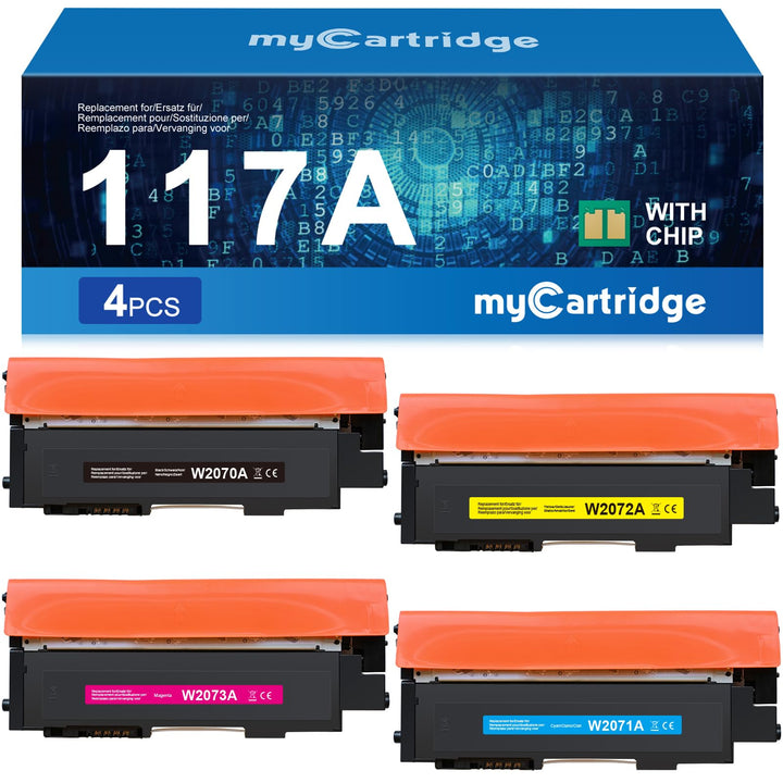 Toner Set 117A kompatibel für HP Color Laser 4er-Pack CMYK