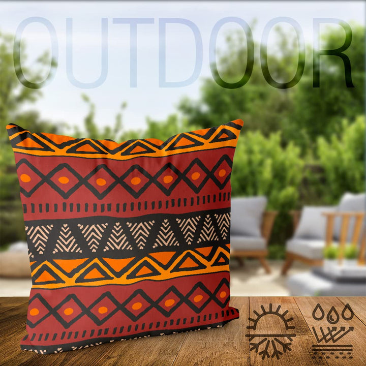 Kissenbezug Bohemian Muster wasserabweisend 50x50 cm Outdoor - Bild 4