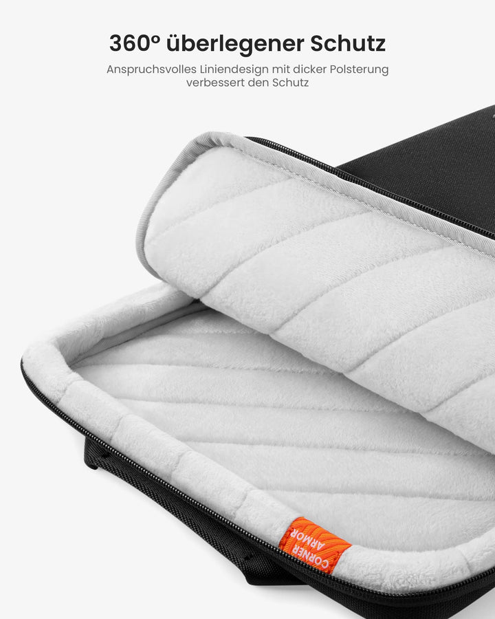 Tablet Tasche 11 Zoll 360°-Schutz wasserabweisend mit Schultergurt - Bild 4