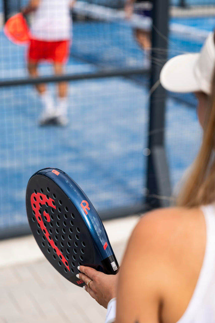 Padel Schläger Fiberglas Tropfenform grosser Sweetspot für Anfänger - Bild 3