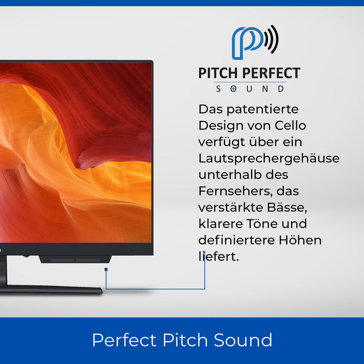 Camping Smart TV 24 Zoll 12V mit WebOS Triple-Tuner fuer Wohnmobil - Bild 2