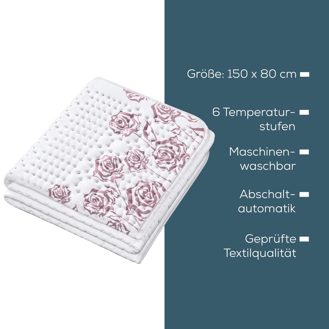 Wärmeunterbett 150x80 cm Baumwolle 6 Stufen mit Schnellheizung - Bild 8