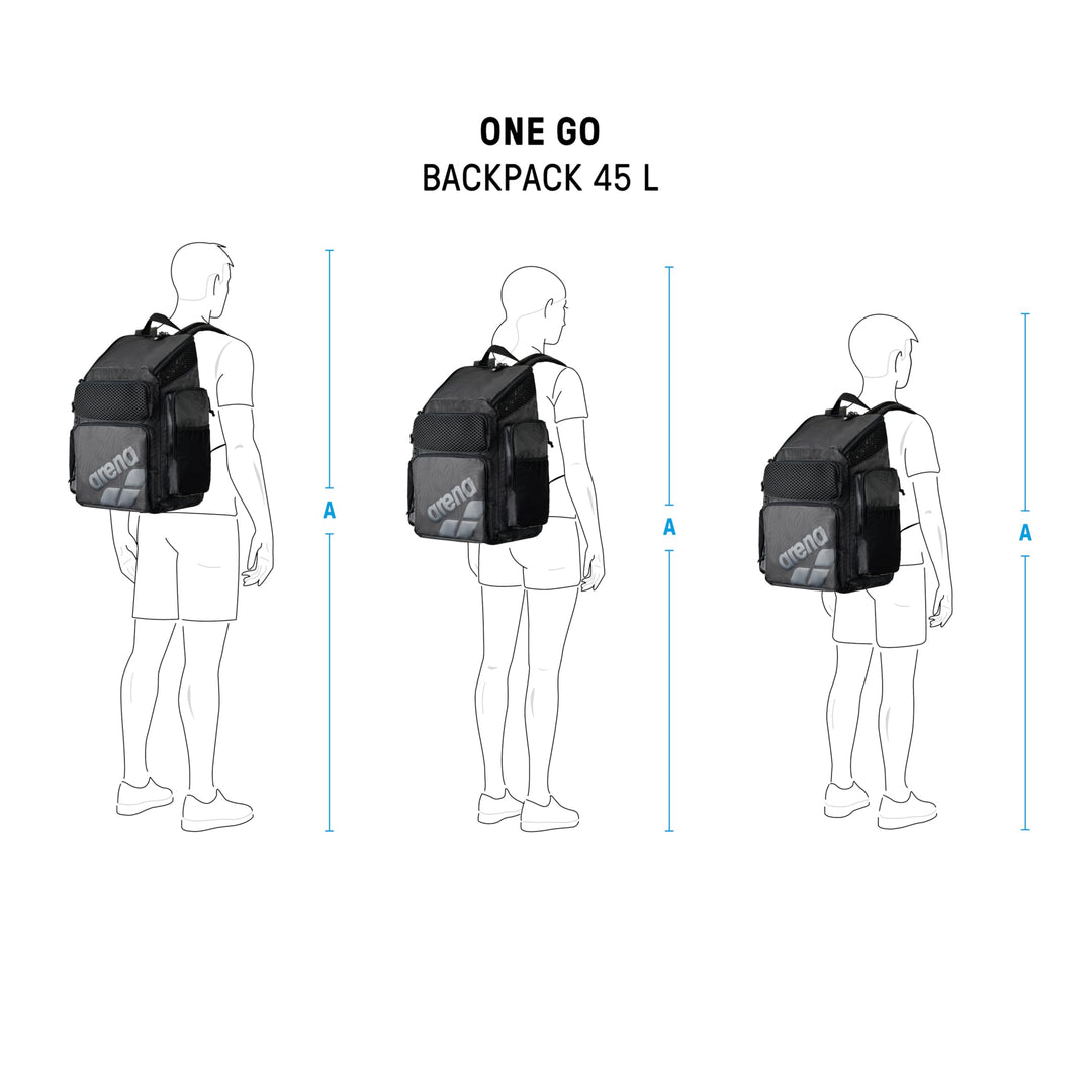 Schwimmrucksack 45L Nass-Trocken-Trennung mit Laptopfach Navy - Bild 6