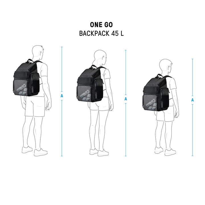 Schwimmrucksack 45L Nass-Trocken-Trennung mit Laptopfach Navy - Bild 6