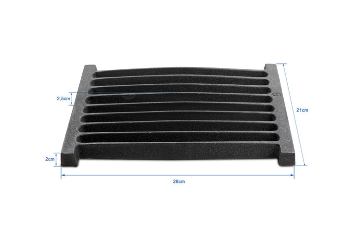 Kaminrost Gusseisen 28x21 cm für Kaminofen, Herd und Grill - Bild 2