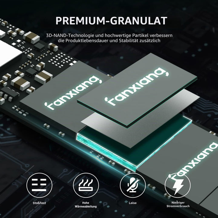 M.2 NVMe SSD 512GB PCIe 3.0 mit SLC Cache 3200MB/s Lesen - Bild 3