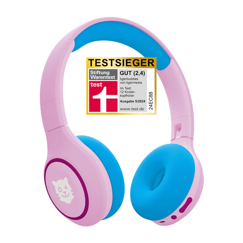 Kinderkopfhörer Bluetooth On-Ear 85dB faltbar ab 4 Jahren