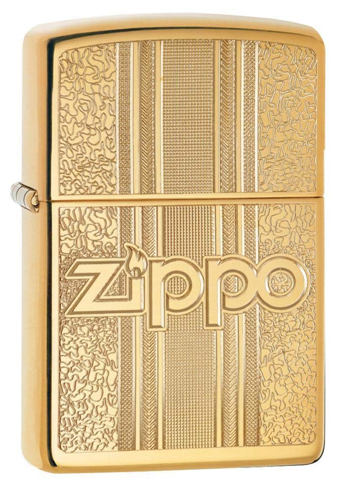 Zippo Sturmfeuerzeug Tiger Bike Club Messing poliert Herren