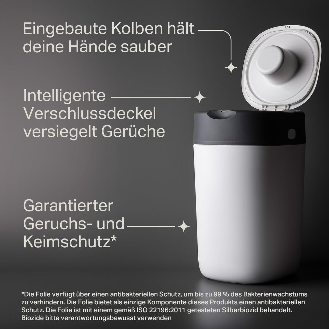 Windeleimer mit 6 Nachfüllkassetten antibakteriell geruchsdicht - Bild 4