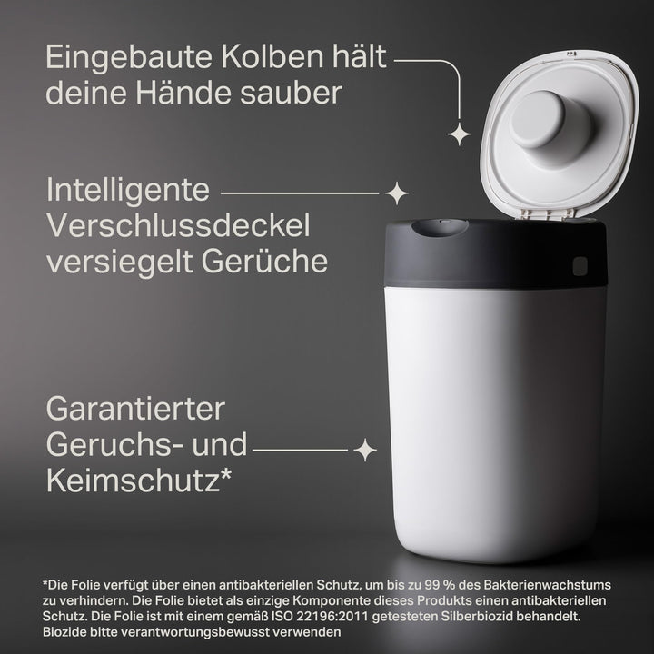 Windeleimer mit 6 Nachfüllkassetten antibakteriell geruchsdicht - Bild 4