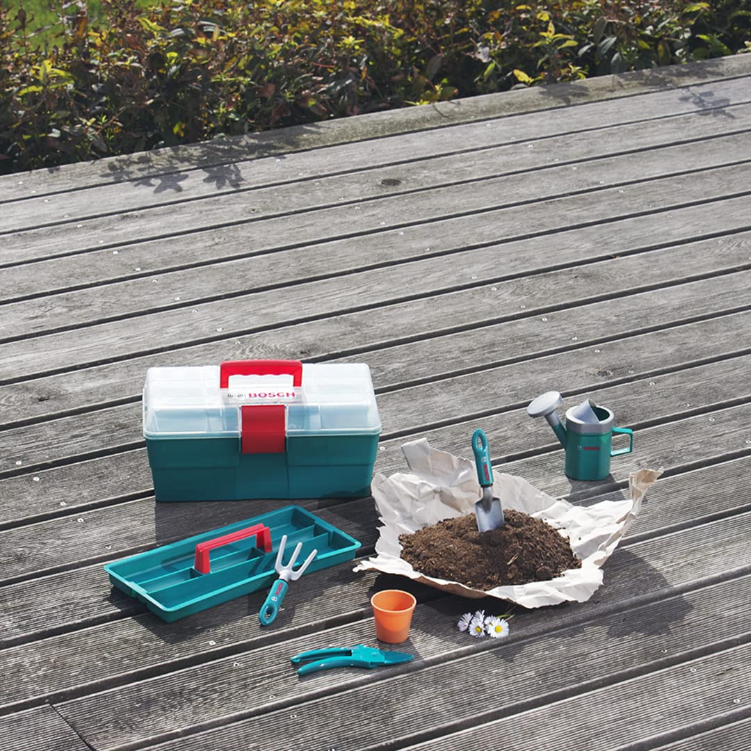 Kinder-Gartenset Box mit Werkzeug Giesskanne Schere ab 3 Jahren - Bild 4