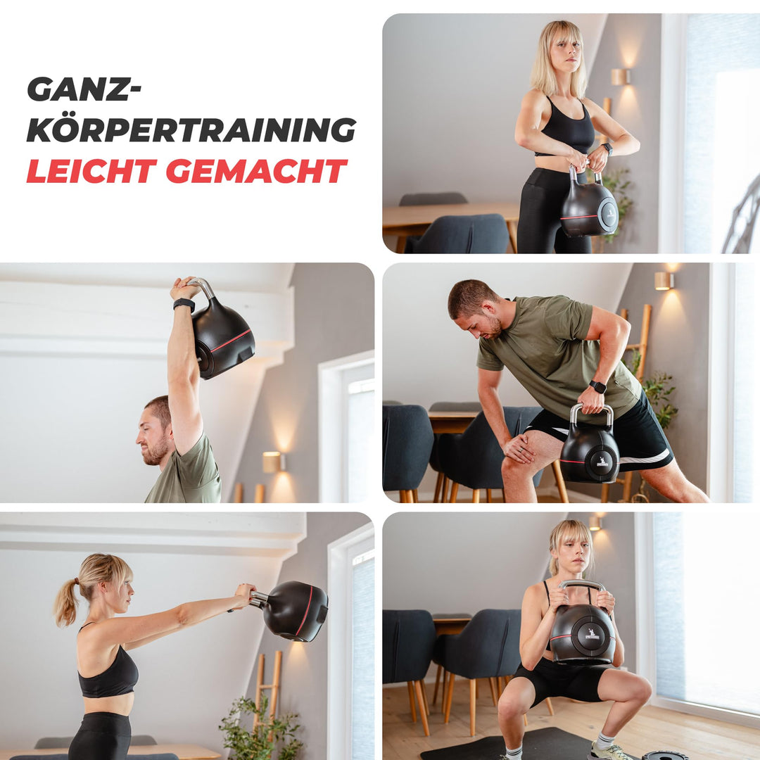 Kettlebell verstellbar 2–20 kg 7-in-1 fuer Home Gym - Bild 5