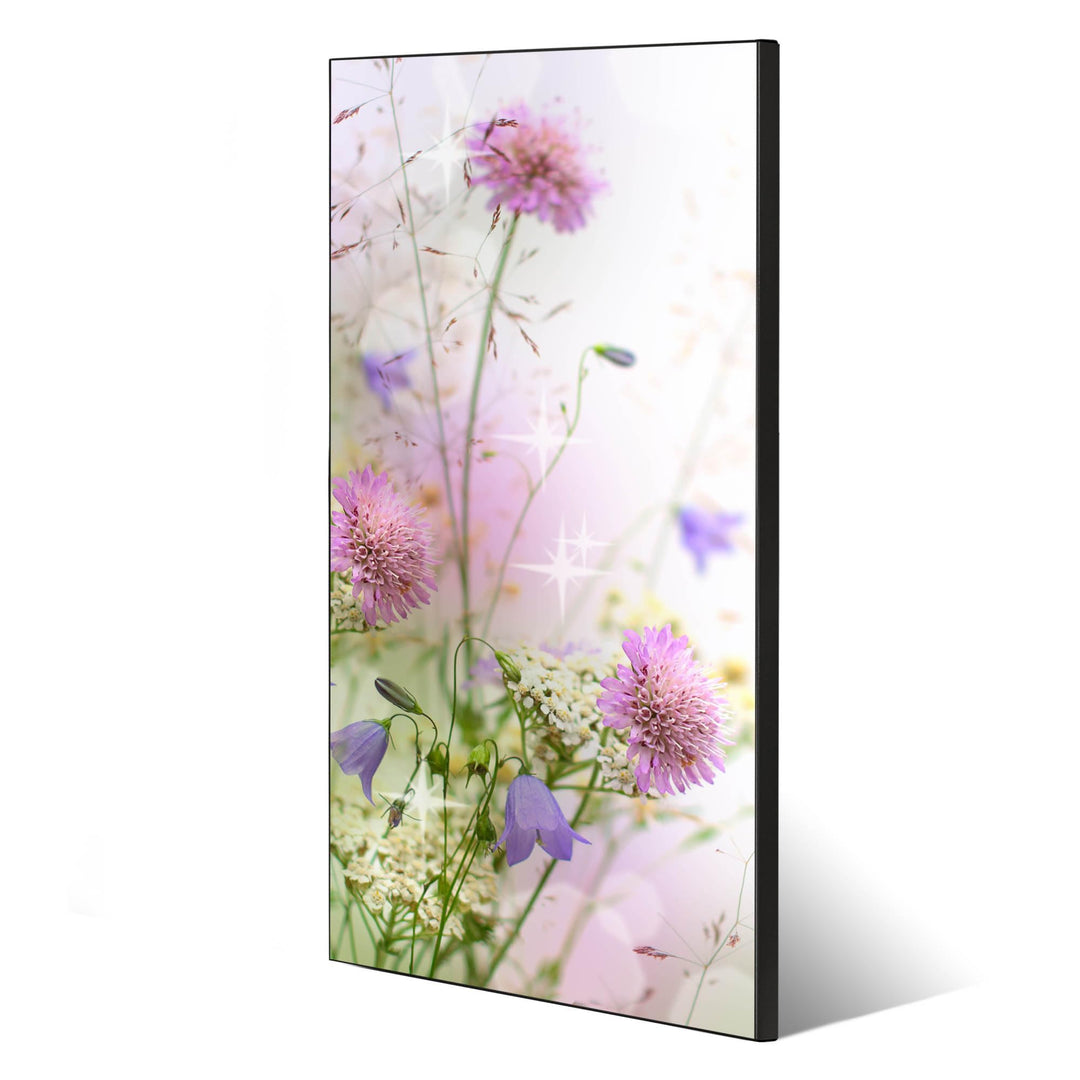 Magnettafel Metall 37x78 cm Motiv Glitzernde Wiese mit 4 Magneten - Bild 7