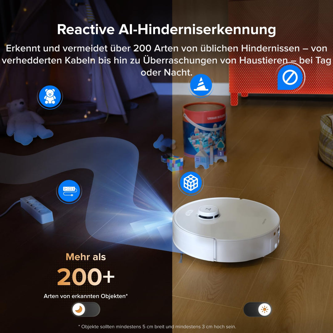 Saug- und Wischroboter 20.000 Pa mit Selbstreinigung und LiDAR - Bild 7