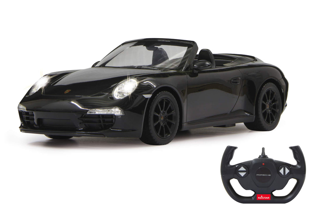 Ferngesteuertes Auto Porsche 911 Carrera S 1:12 schwarz mit LED